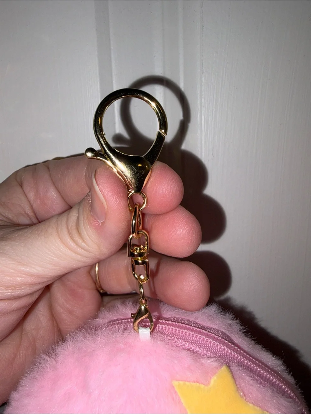 Kirby Plush Charm Keychain Coin Purse